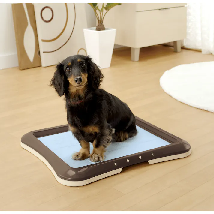 リッチェル わくわくシーツトレーレギュラーダークブラウン 4973655570524【別送品】