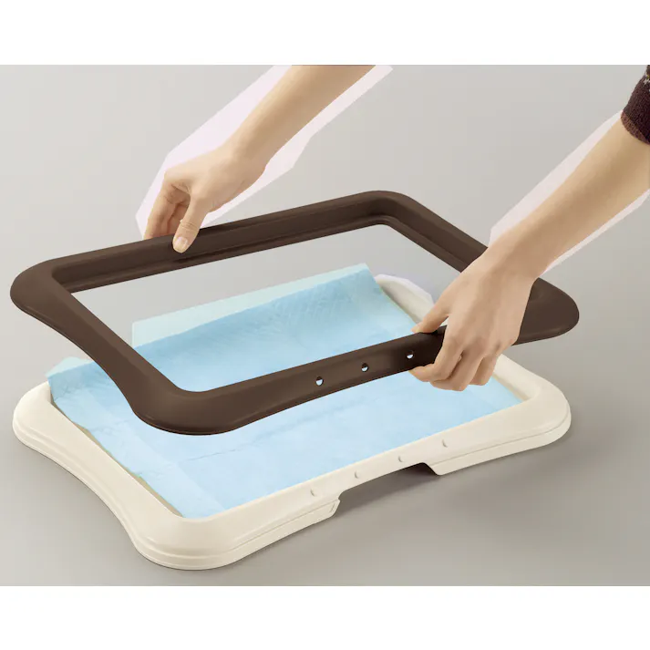 リッチェル わくわくシーツトレーレギュラーダークブラウン 4973655570524【別送品】