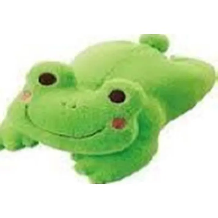 わんこだっこまくら かえる 音が鳴る ぬいぐるみ あごのせクッション 1310865001【別送品】