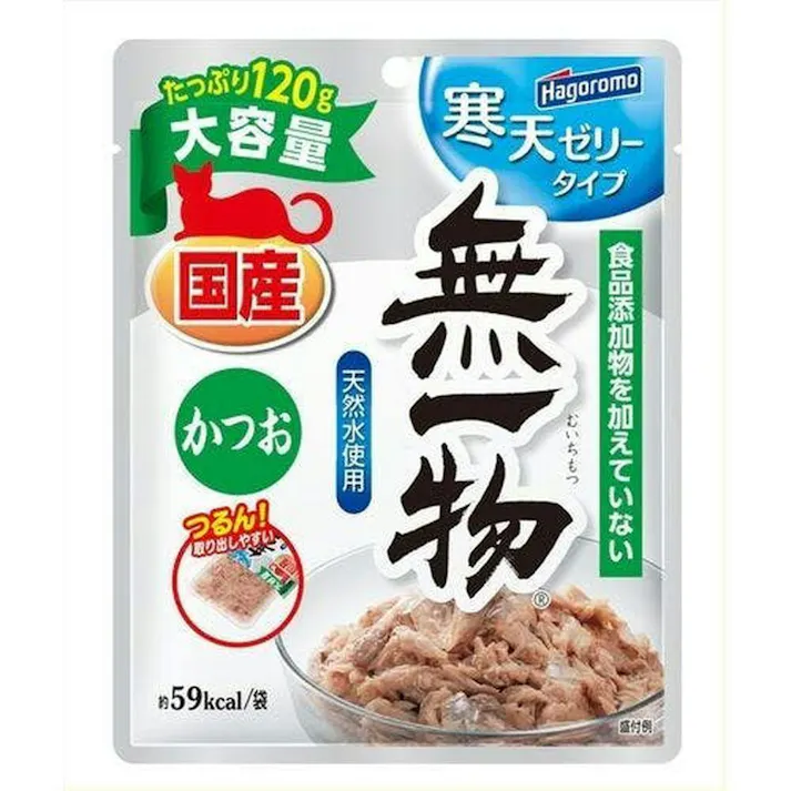 はごろもフーズ 無一物 パウチ寒天ゼリーかつお120g 4902560606769 2900423001【別送品】