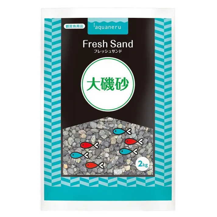 ペットライブラリー aquaneru 大磯砂2kg 4904879162646【別送品】
