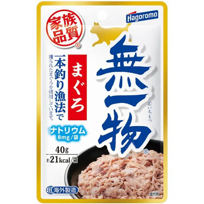はごろもフーズ 無一物 パウチ まぐろ一本釣り漁法40g 4902560607353 2900443001【別送品】
