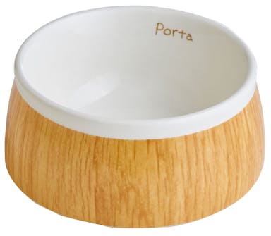 ペティオ 犬用食器　Ｐｏｒｔａ　木目調　陶器食器Ｍサイズ 4903588265099【別送品】