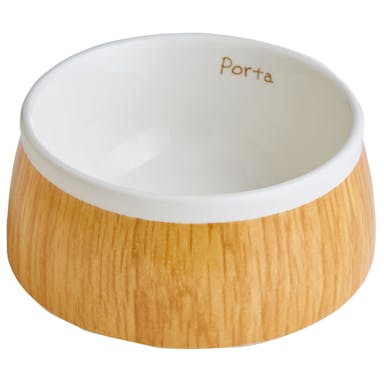 ペティオ 犬用食器　Ｐｏｒｔａ　木目調　陶器食器Ｍサイズ 4903588265099【別送品】