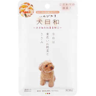 わんわん 犬日和レトルト ささみと野菜80g 4532066003825【別送品】