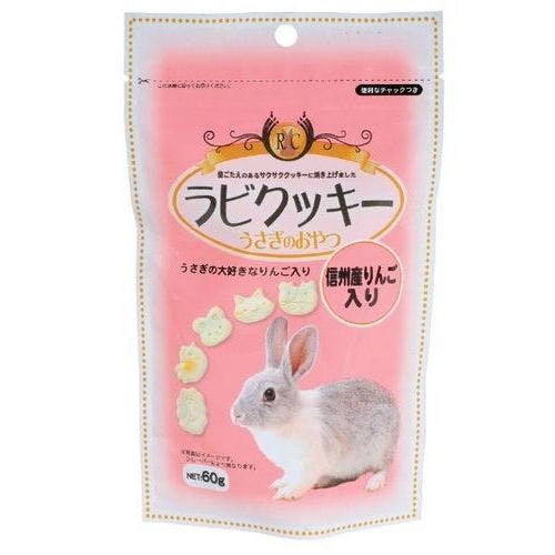 アラタ うさぎのおやつ ラビクッキー 信州産りんご入り60g 4532243040155 小動物用フード アラタ うさぎのおやつ ラビクッキー 信州産りんご入り60g 4532243040155 小動物用フード