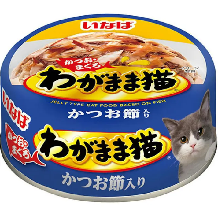 いなば わがまま猫 かつお節入りかつお・まぐろ115g 4901133700644 3751889001【別送品】