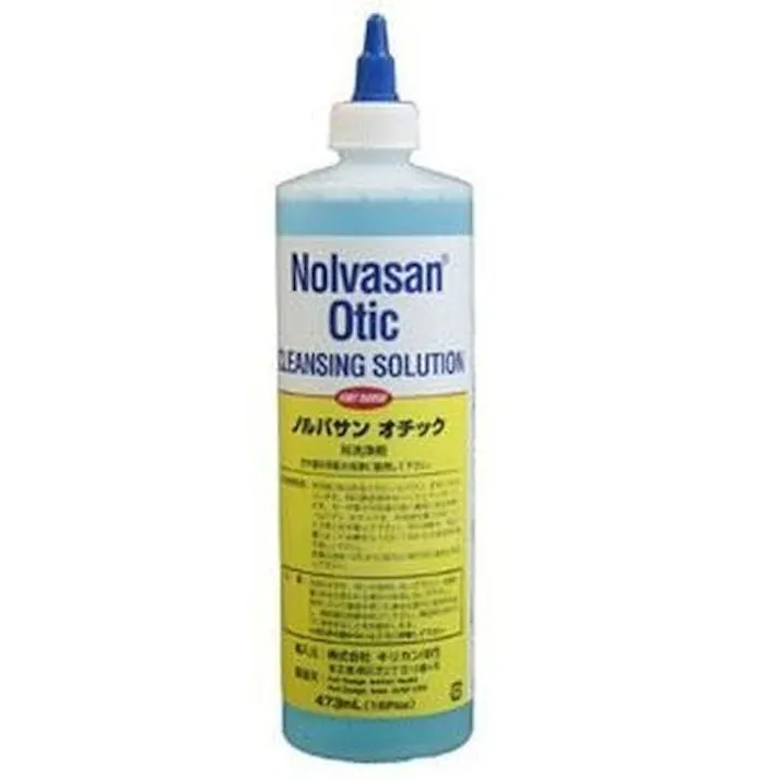 ノルバサンオチック業務用 473ml 犬・猫用耳ケア 耳洗浄剤 抗菌 3460001001【別送品】