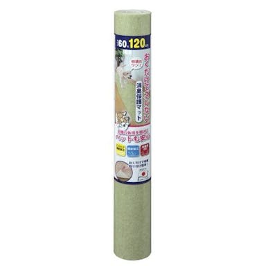 サンコー おくだけ吸着 消臭保護マット６０×１２０ｃｍＧＲ 4973381068432【別送品】