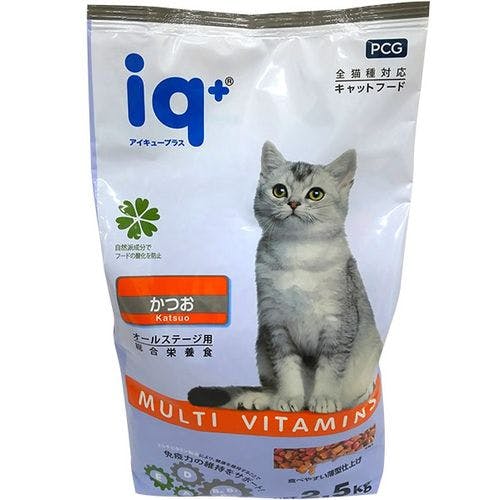 パーフェクトコンパニオン iq+ 猫ドライかつお2.5Kg 8850477000780