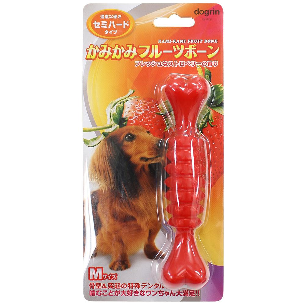 スーパーキャット かみかみボーン ストロベリー M 2250665001 デンタル玩具 スーパーキャット かみかみボーン ストロベリー M 2250665001 デンタル玩具