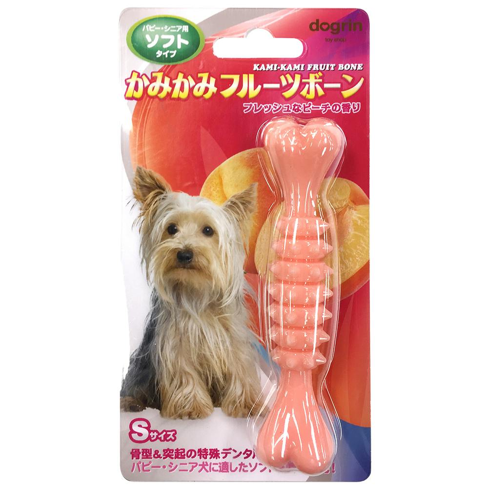 スーパーキャット かみかみフルーツボーン ソフト パピー・シニア用 S 2251076001 デンタル玩具 スーパーキャット かみかみフルーツボーン ソフト パピー・シニア用 S 2251076001 デンタル玩具