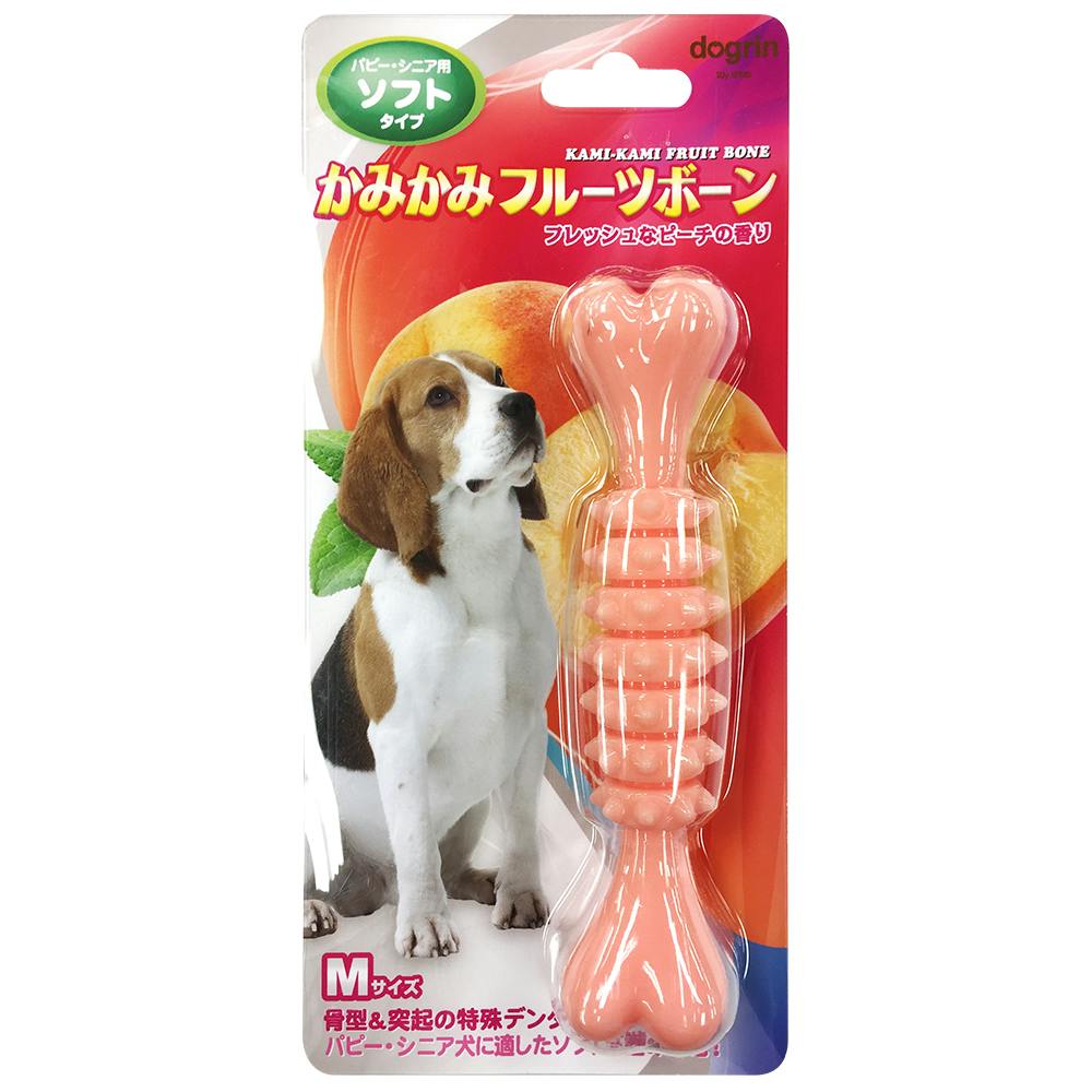 スーパーキャット かみかみフルーツボーン ソフト パピー・シニア用 M 2251077001 デンタル玩具 スーパーキャット かみかみフルーツボーン ソフト パピー・シニア用 M 2251077001 デンタル玩具