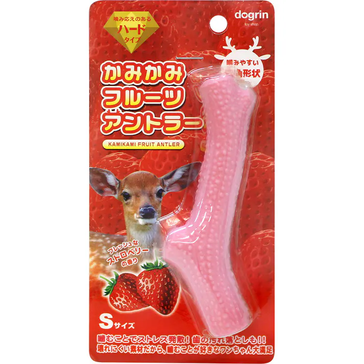 かみかみフルーツ スーパーキャット アントラー ストロベリー S 噛むおもちゃ デンタルトイ 耐久性 2251374001【別送品】