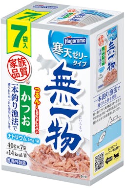 無一物  はごろもフーズ パウチ寒天ゼリータイプかつお一本釣り漁法 7個パック 40g×7 2900450001【別送品】