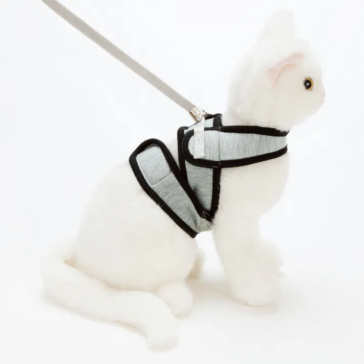 ペティオ Anycatハーネス シンプル M グレー 3416184001【別送品】