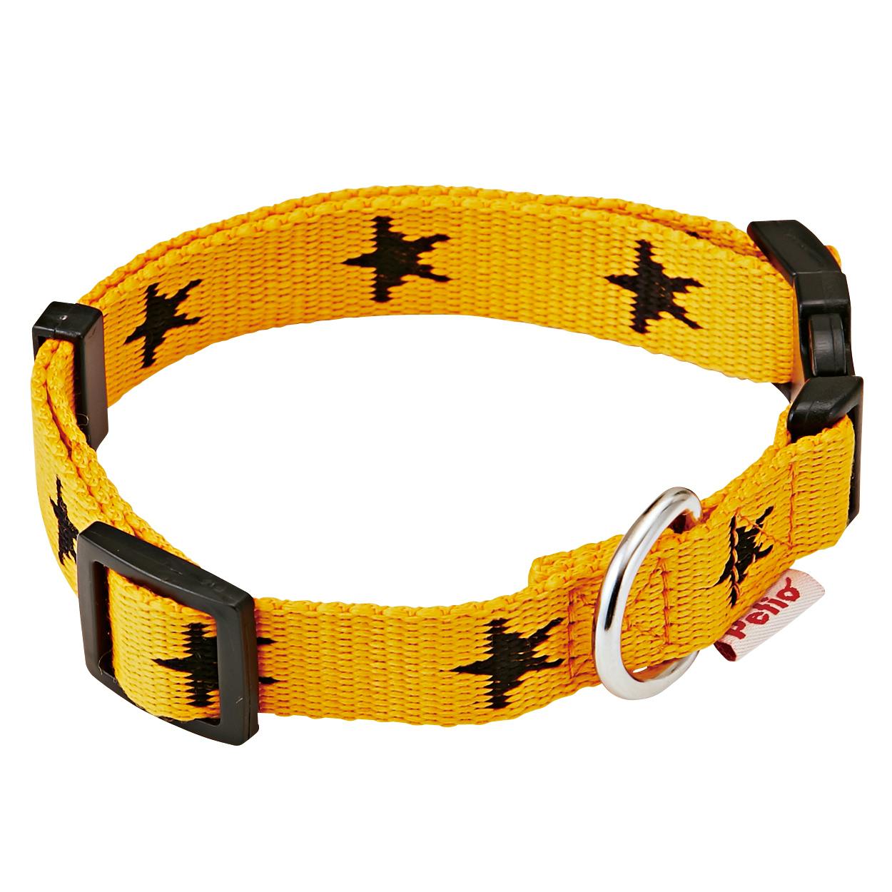 ペティオ メリカジ スターカラー M オレンジ 首輪 ワンタッチバックル おしゃれ 3416533001【別送品】