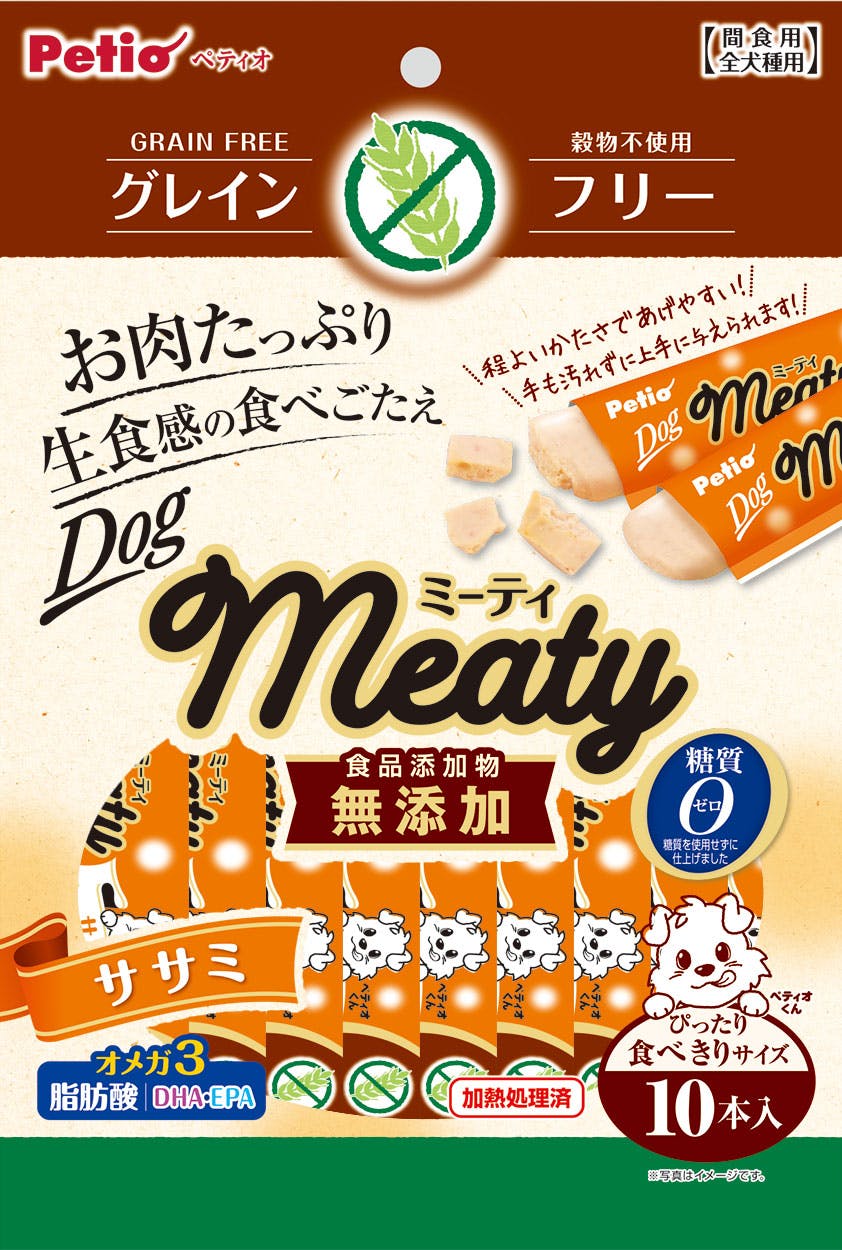 ペティオ ミーティ グレインフリー ササミ 10g×10本 3417559001 ペースト・ウェットタイプおやつ ペティオ ミーティ グレインフリー ササミ 10g×10本 3417559001 ペースト・ウェットタイプおやつ