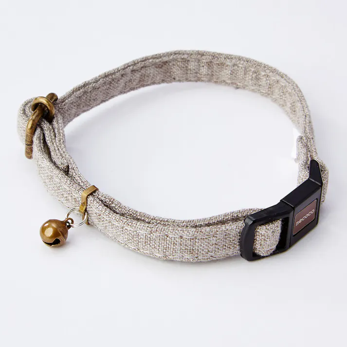 ペティオ 猫用首輪 necoco キャットカラー グレー 3418178001【別送品】