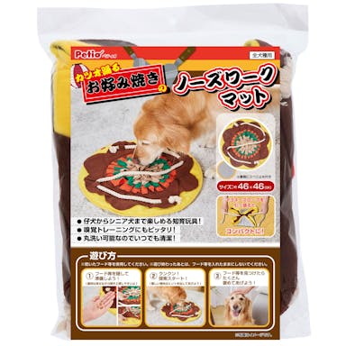 ペティオ  犬用おもちゃ カツオ踊るお好み焼きのノーズワークマット 3418838001 JANコード:4903588272103【別送品】