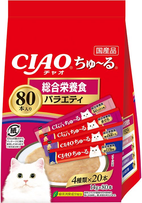 CIAO ちゅーる 80本 いなばペットフード CIAO ちゅーる 3753942001 