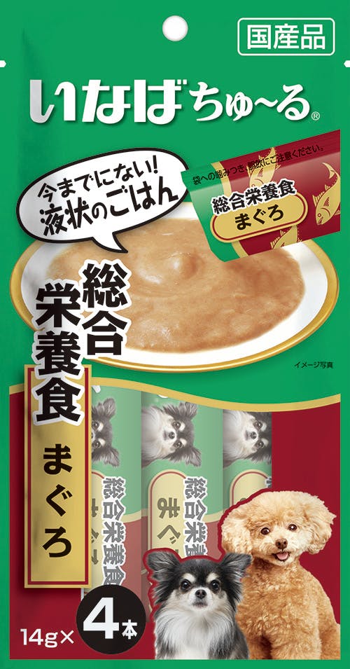 いなば ちゅーる いなばペットフード 総合栄養食 まぐろ 14g×4本 3754039001【別送品】 | ペット用品（犬） |  ホームセンター通販【カインズ】