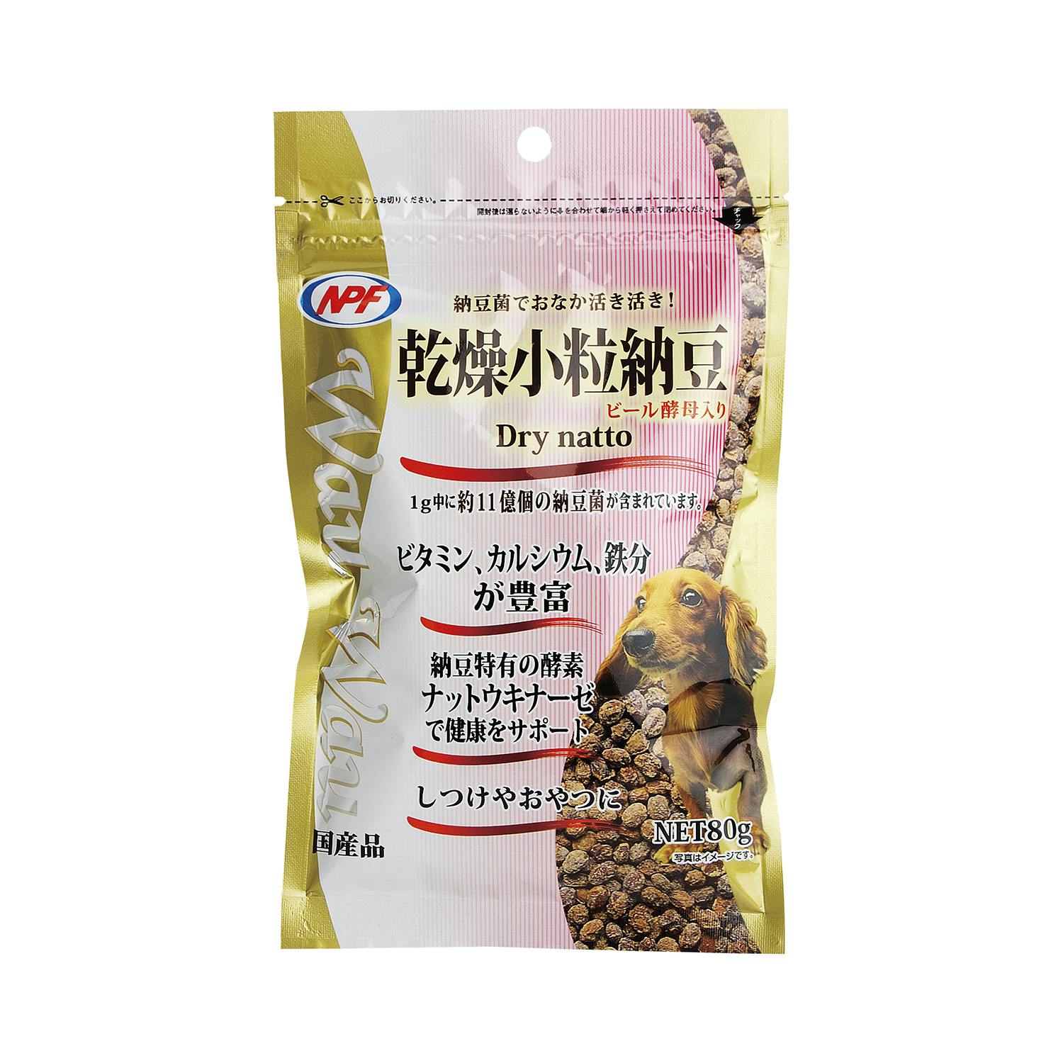 ナチュラルペットフーズ WauWau 乾燥小粒納豆 80g 4100054001 JANコード:4932804700212 ふりかけ・その他おやつ ナチュラルペットフーズ WauWau 乾燥小粒納豆 80g 4100054001 JANコード:4932804700212 ふりかけ・その他おやつ