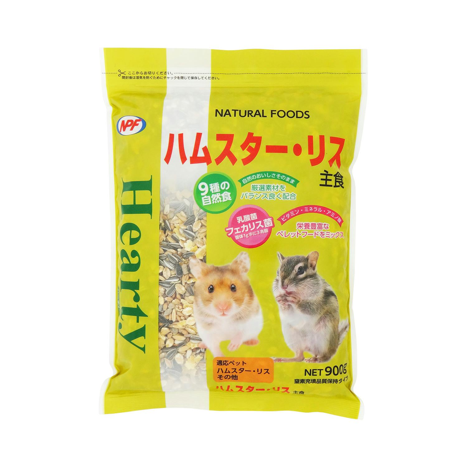ハーティー ナチュラルペットフーズ ハムスター・リス 900g 4100553001 JANコード:4932804230757 小動物用フード ハーティー ナチュラルペットフーズ ハムスター・リス 900g 4100553001 JANコード:4932804230757 小動物用フード