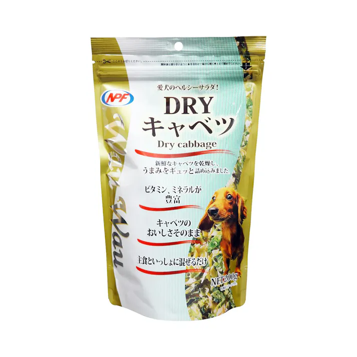WauWau ナチュラルペットフーズ DRYキャベツ 200g 4100623001 JANコード:4932804701301【別送品】