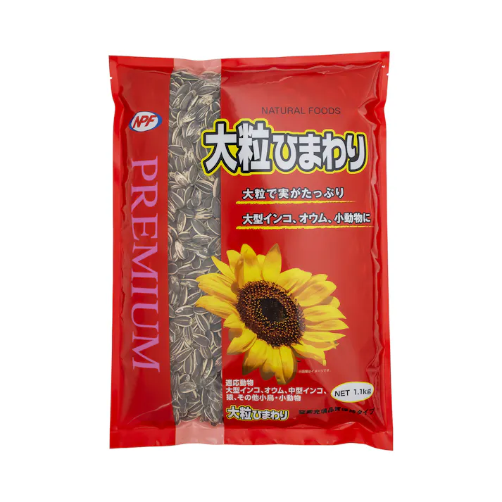 プレミアム ナチュラルペットフーズ 大粒ひまわり 1.1kg 4101023001 JANコード:4932804306223【別送品】