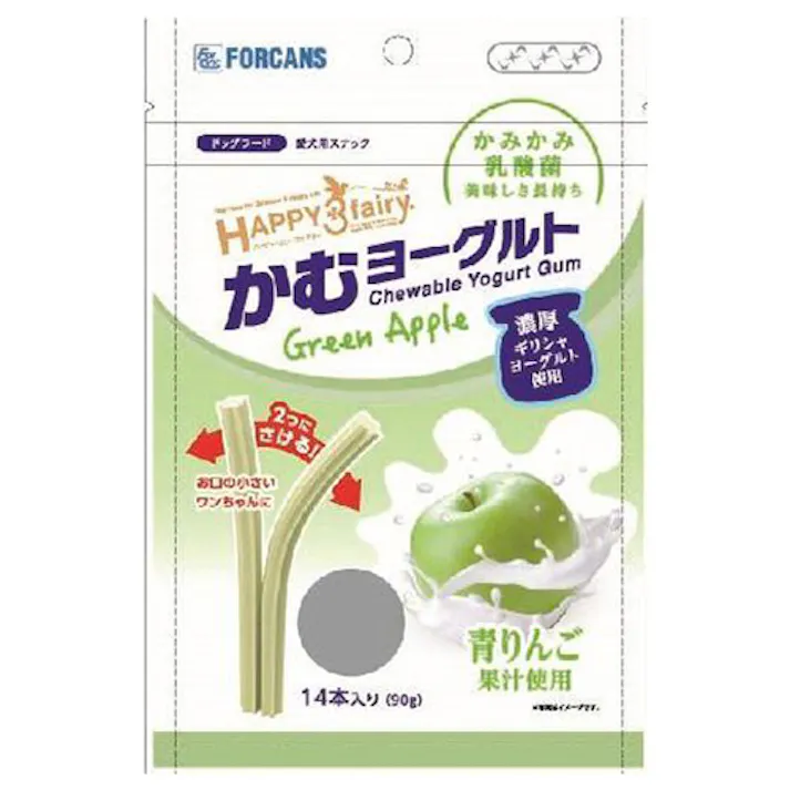 ハッピースリーフェアリー フォーキャンス かむヨーグルト 青リンゴ 6370039001 JANコード:8809058115436【別送品】