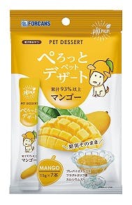 ぺろっとペットデザート フォーキャンス マンゴー 6370041001 JANコード:8809058116006 ペースト・ウェットタイプおやつ ぺろっとペットデザート フォーキャンス マンゴー 6370041001 JANコード:8809058116006 ペースト・ウェットタイプおやつ