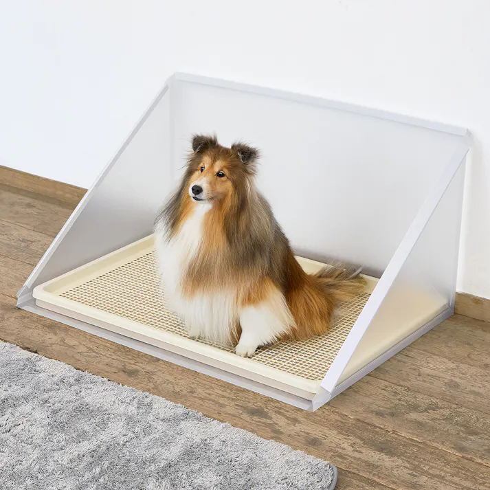 プラスクリーン XL 折りたたみ 洗いやすい トイレ用飛散ガード 1311470001【別送品】