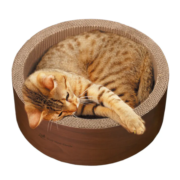 有限会社エイムクリエイツ ガリガリ サークル スクラッチャー インテリア ダルブラウン 1900034001【別送品】