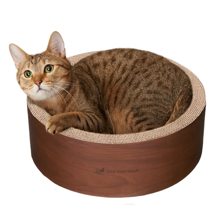 有限会社エイムクリエイツ ガリガリ サークル スクラッチャー インテリア ダルブラウン 1900034001【別送品】