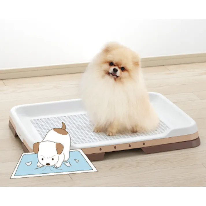 リッチェル お掃除簡単ステップトレー レギュラー アイボリー 2800913001【別送品】