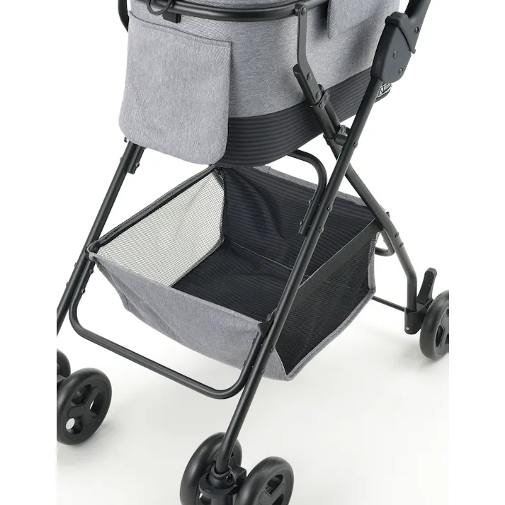 リッチェル ペットカート ミニモ グレー 2801008001【別送品】