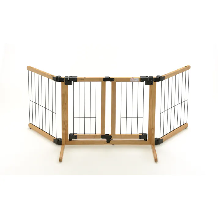リッチェル 木製おくだけスイングペットゲート レギュラー ライトブラウン 2801230001【別送品】