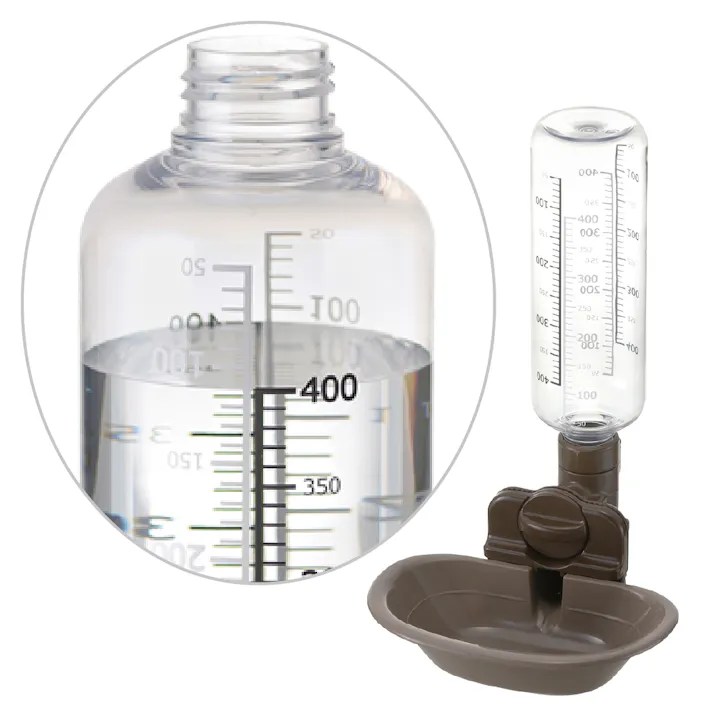 ドッグウォーターディッシュ ボトル付き M ダークブラウン ボトル付き 取り付け型 給水器 2801286001【別送品】