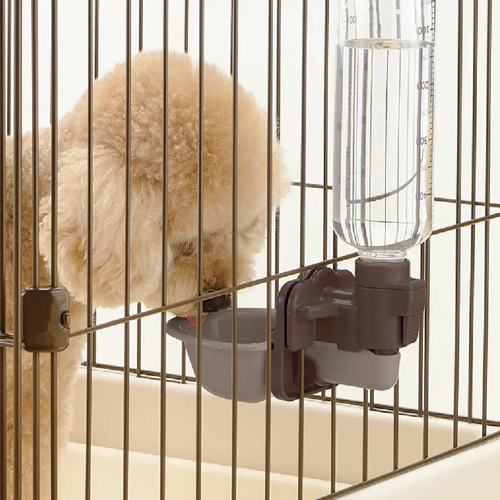 リッチェル キャットウォーターディッシュ ボトル付き S ホワイト 2801287001【別送品】