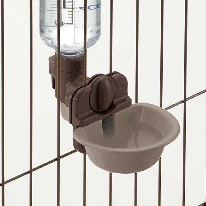 リッチェル キャットウォーターディッシュ ボトル付き S ホワイト 2801287001【別送品】