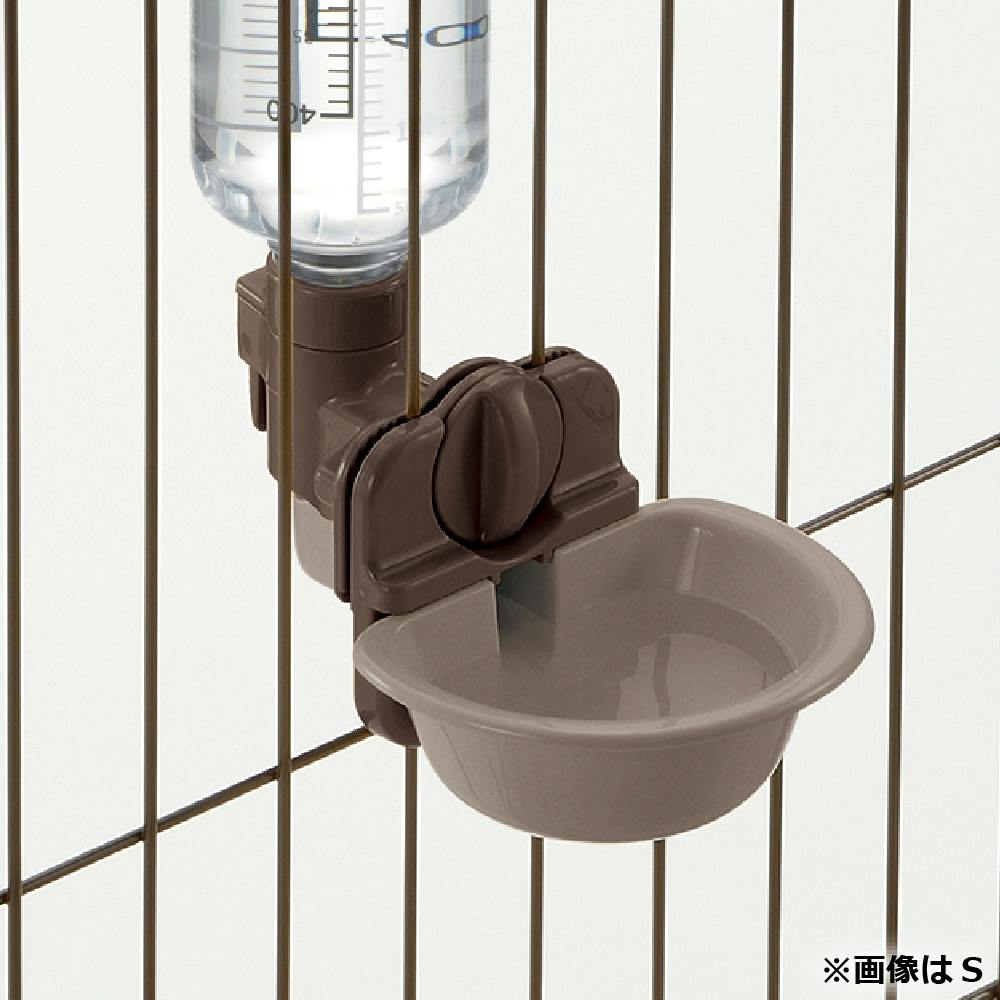 キャットウォーターディッシュ ボトル付き M ホワイト ボトル付き