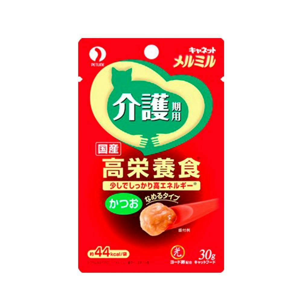 ペットラインキャネットメルミル 介護期用 かつお30g(1ケース48個入り)1040812048 猫用ウェットフード(パウチ) ペットラインキャネットメルミル 介護期用 かつお30g(1ケース48個入り)1040812048 猫用ウェットフード(パウチ)