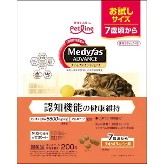 【ケース販売】ペットライン メディファス アドバンス 認知機能の健康維持 7歳 C&F 200g(1ケース24個入り) 健康維持 シニア ドライフード 1041151024【別送品】