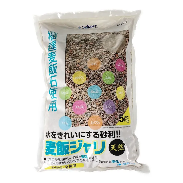 【ケース販売】スドー 麦飯ジャリ 5kg(1ケース3個入り)1380067003 【別送品】