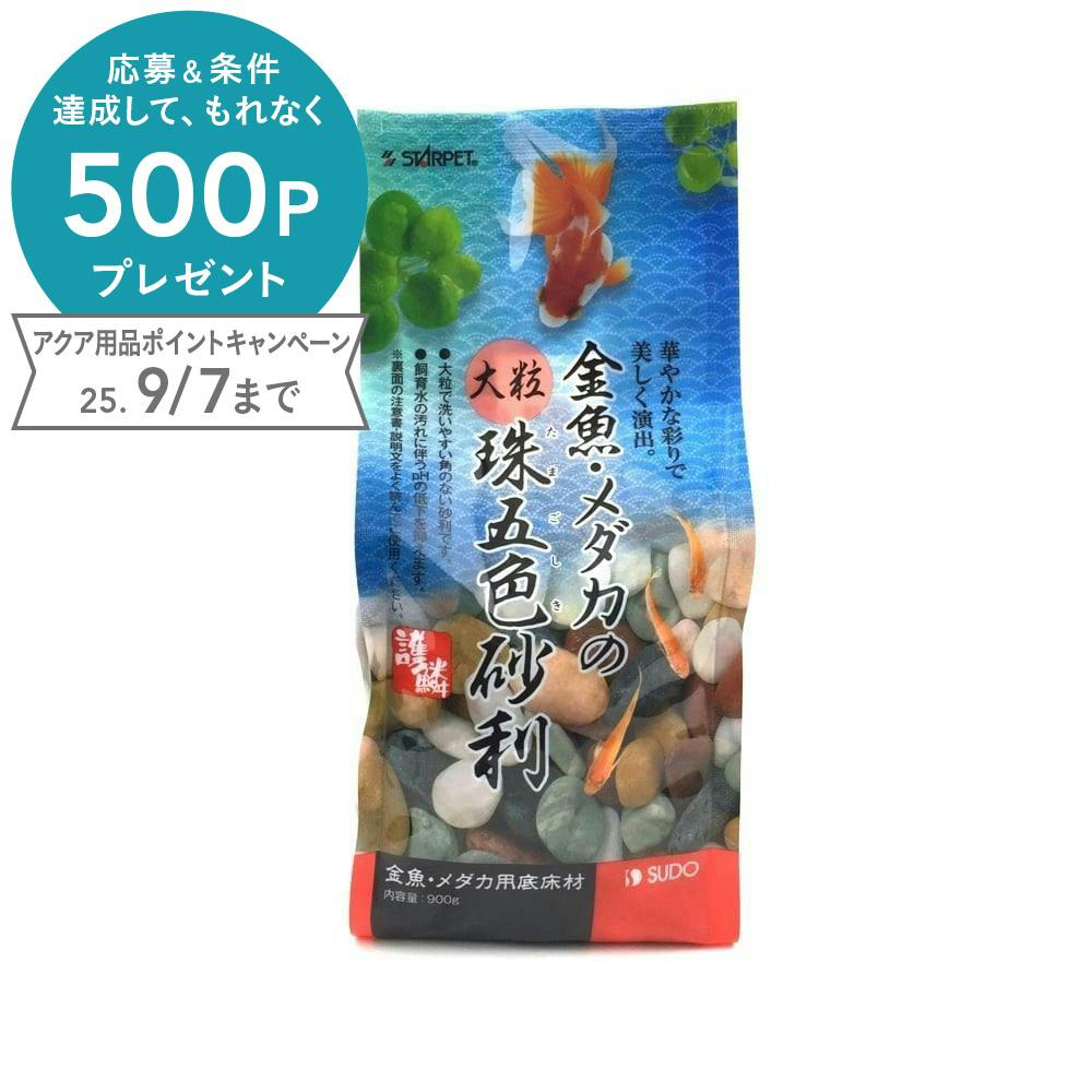 スドー 金魚メダカの珠五色砂利 大粒 900g(1ケース12個入り) 1380688012 水槽用インテリア・底砂 スドー 金魚メダカの珠五色砂利 大粒 900g(1ケース12個入り) 1380688012 水槽用インテリア・底砂