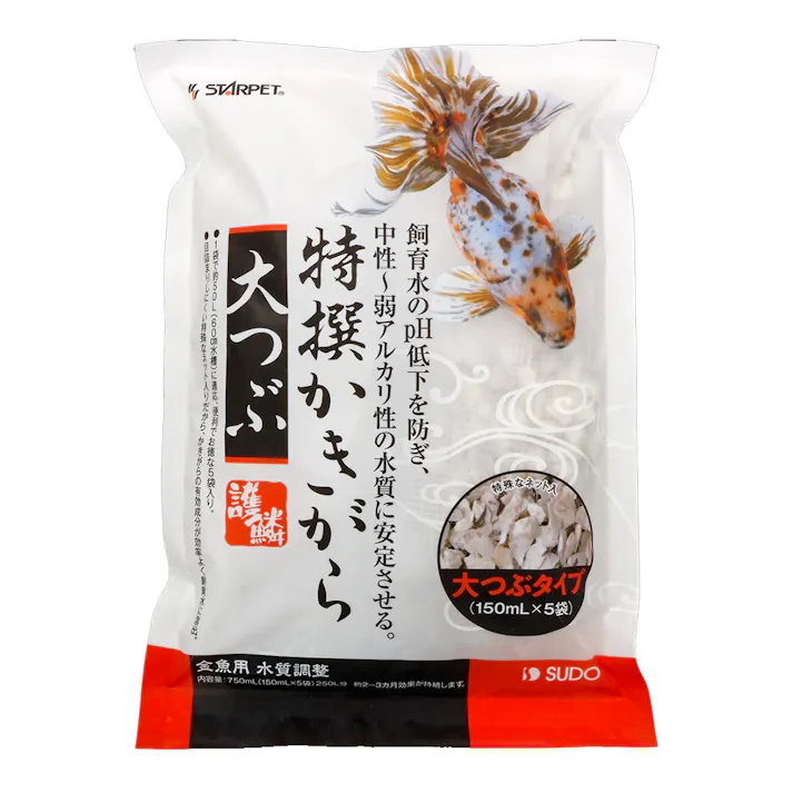 【ケース販売】特撰かきがら 大つぶ 金魚用 750ml(1ケース24個入り) 1380890024【別送品】