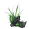 【ケース販売】GEX 癒し水景 MIXプランツ ロック 黒(1ケース24個入り) 装飾用 アクアリウム用品 水槽 1743071024【別送品】