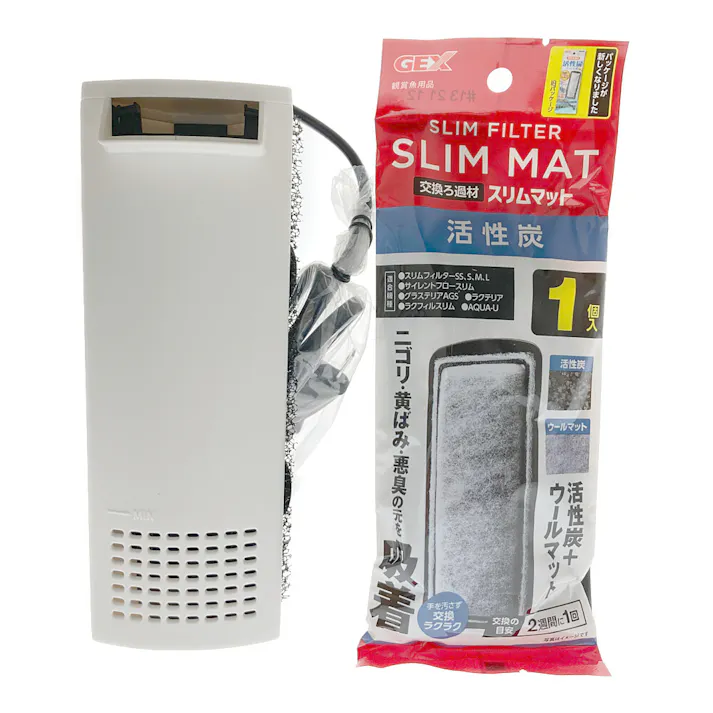 【ケース販売】GEX サイレントフロー スリム ホワイトSP Wの静 ハイブリッドフィルター 水容量25L以下 淡水・海水両用(1ケース12個入り) 1743784012【別送品】
