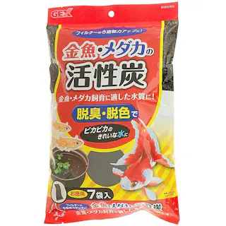 【ケース販売】GEX 金魚・メダカの活性炭 7袋入(1ケース24個入り) 1743821024【別送品】